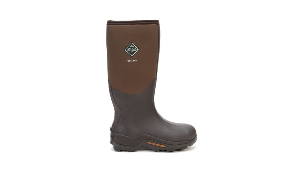 Muck Boots Mens Wetland Boot Premium Field Boot, Tan,Bark, 9, WET998K009