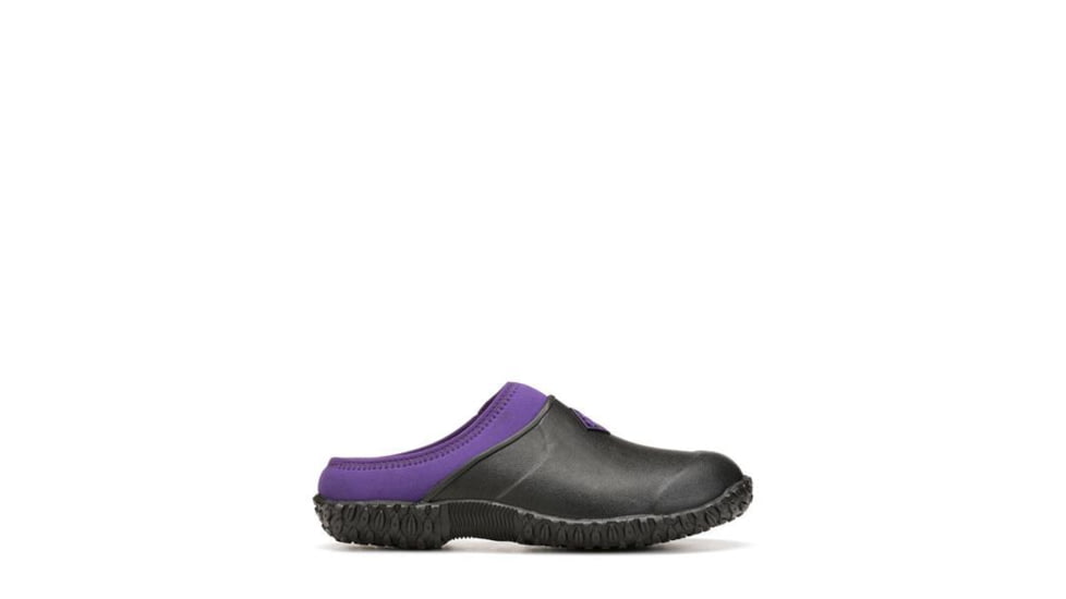 Muck Boots Muckster Clog - Womens, Black/Purple, 11, WMC-500-PUR-110