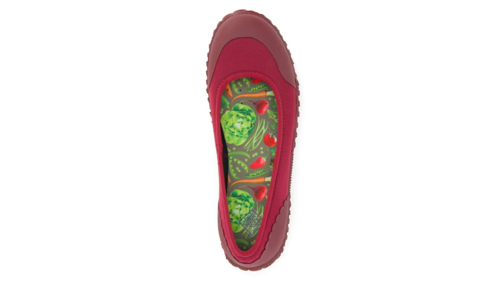 Muck Boots Muckster II Flat - Women's, 8 US, Medium, Berry/Veggie Print, WMB-602-RED-080