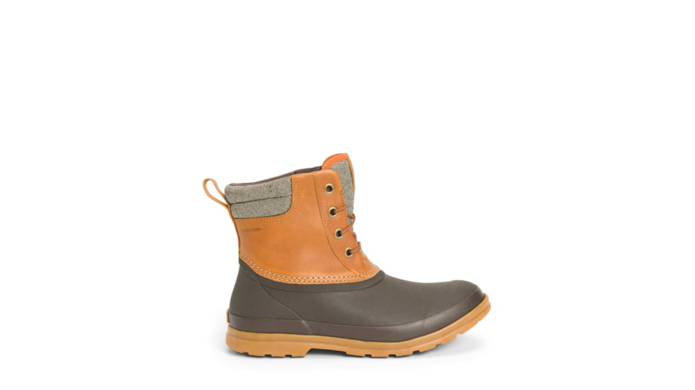 Muck Boots Originals Duck Lace Boot - Men's, 8 US, Medium, Tan/Dark Brown, ODL-902-TAN-080