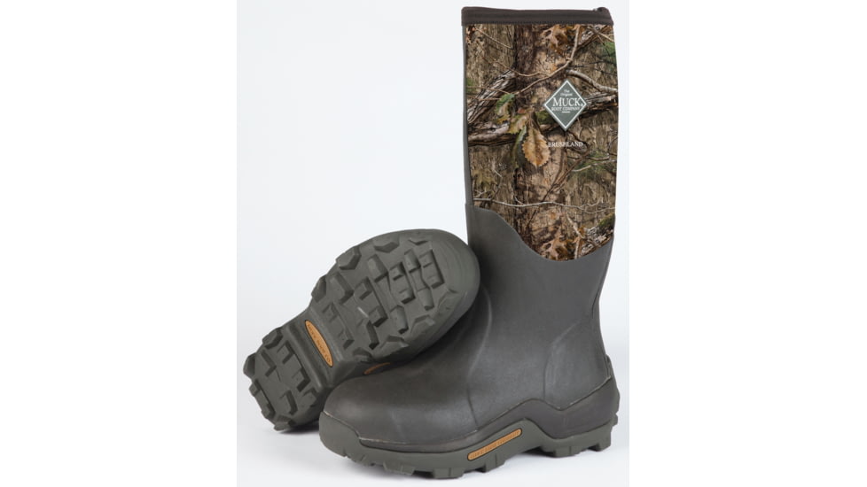 Muck Boots Brushland Field Boot - Men's, Camo, 8, WET-MDNA-CAM-080