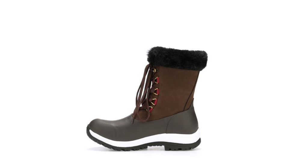 Muck Boots Women's Apres Lace Arctic Grip Boots, Brown, 11 WALV-900-BRN-110