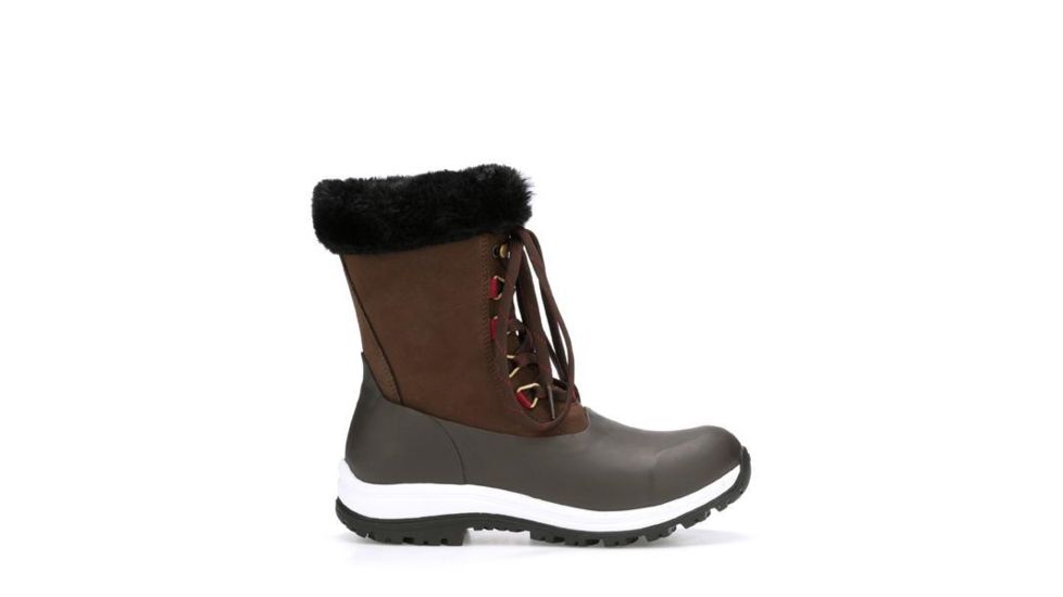 Muck Boots Women's Apres Lace Arctic Grip Boots, Brown, 11 WALV-900-BRN-110