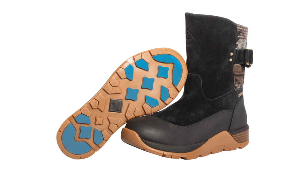 Muck Boots Womens Apres Lace v2 Leather, Blck, 5, AP2-1HRS-BLK-050