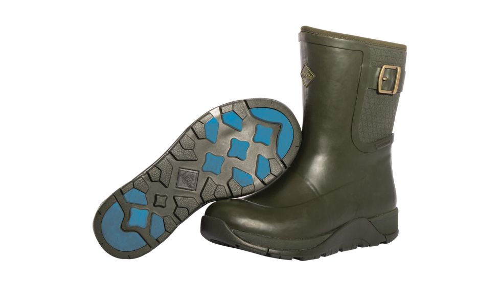 Muck Boots Womens Apres Slip On v2 Rubber, Green, 11, APR-300-GRN-110