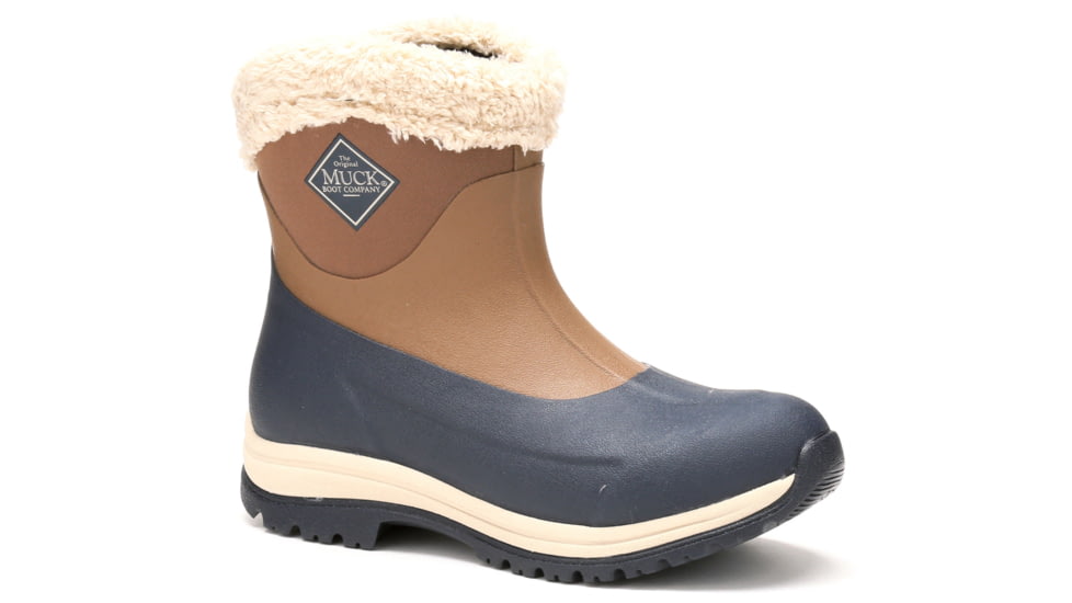 Muck Boots Womens Arctic Apres Performance Winter Boot, Otter,Navy,Fog, 10, AP8201010