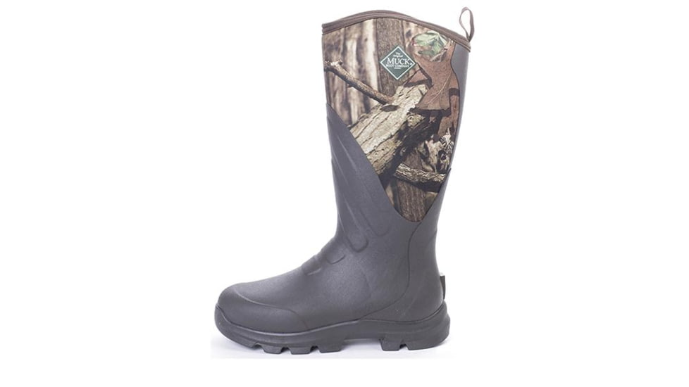 Muck Boots Men's Woody Grit All Terrain Hunting Boot, Brown/Mossy Oak Infinity, 7, WDC-INF-RT-070