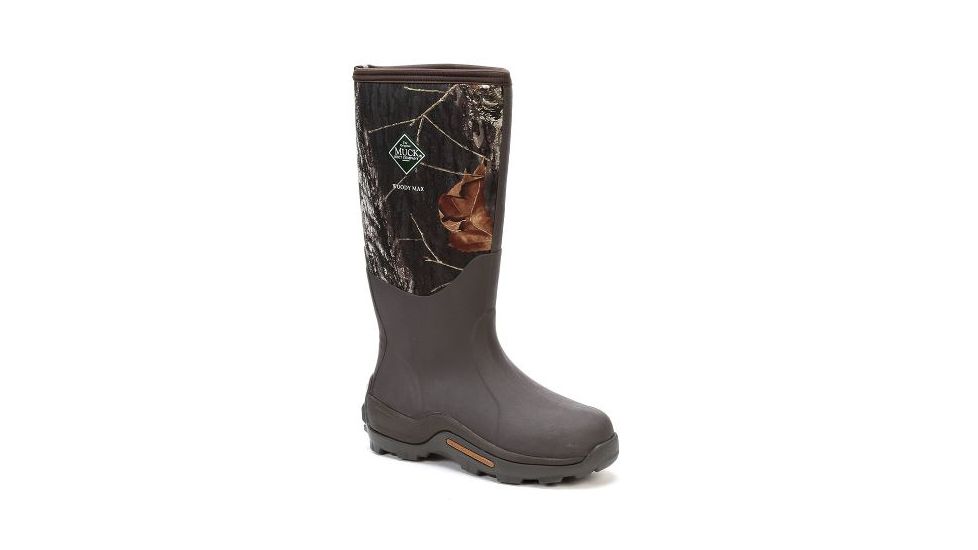 Muck Boots Woody Max Rubber Boot - Mens-Mossy Oak/Break Up-Medium-13, Mossy Oak/Break Up, 13 muk0008-Mossy Oak/Break Up-Medium-13