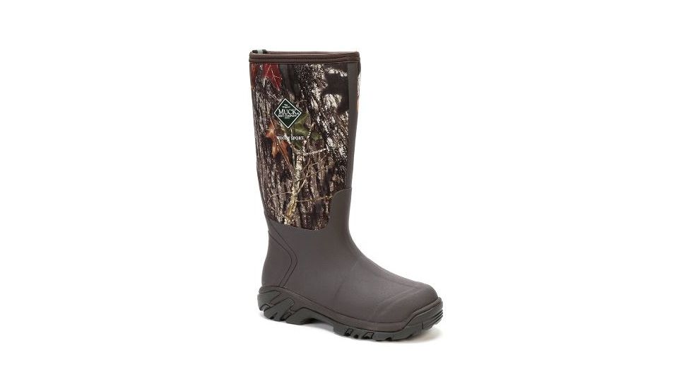 Muck Boots Woody Sport Cool Rubber Boot - Mens-Mossy Oak/Obsession-Medium-11, Mossy Oak/Obsession, 11 muk0007-Mossy Oak/Obsession-Medium-11