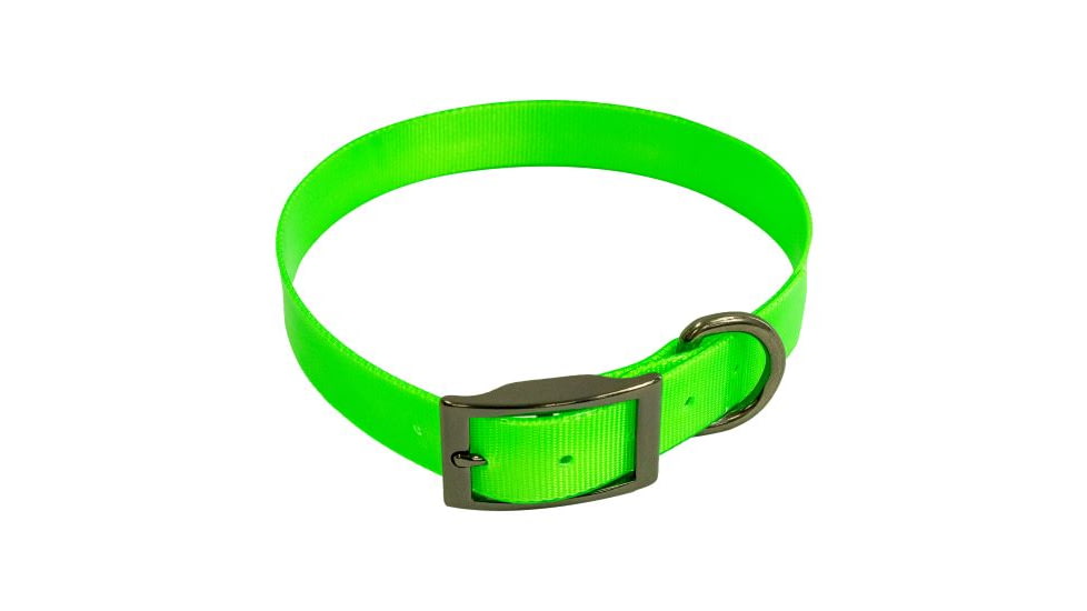 Mud River Fireflex Dog Collar, Neon Green, 13in-17in, 18824