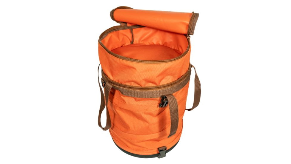 Mud River MR Magnum Feed And Retrieve Food Bucket, Orange, 18399