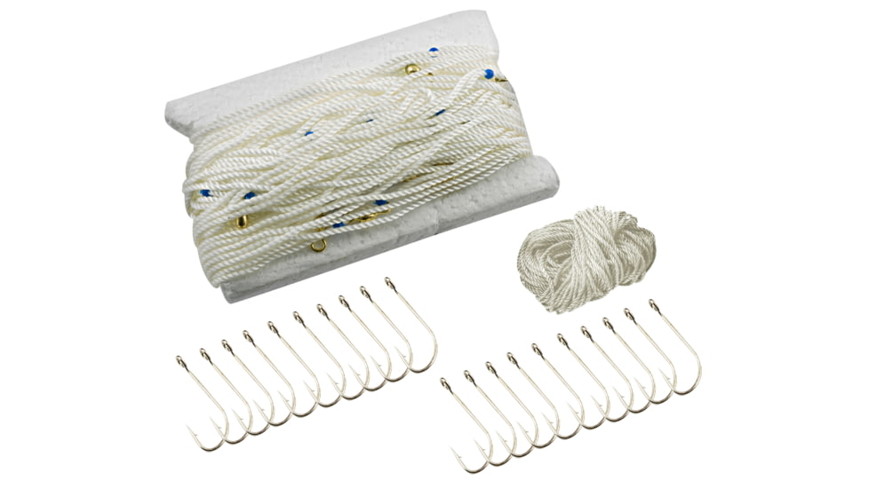 Mudville Catmaster Floating Trotline-100 Ft-Whi, MDTL-WHI-100