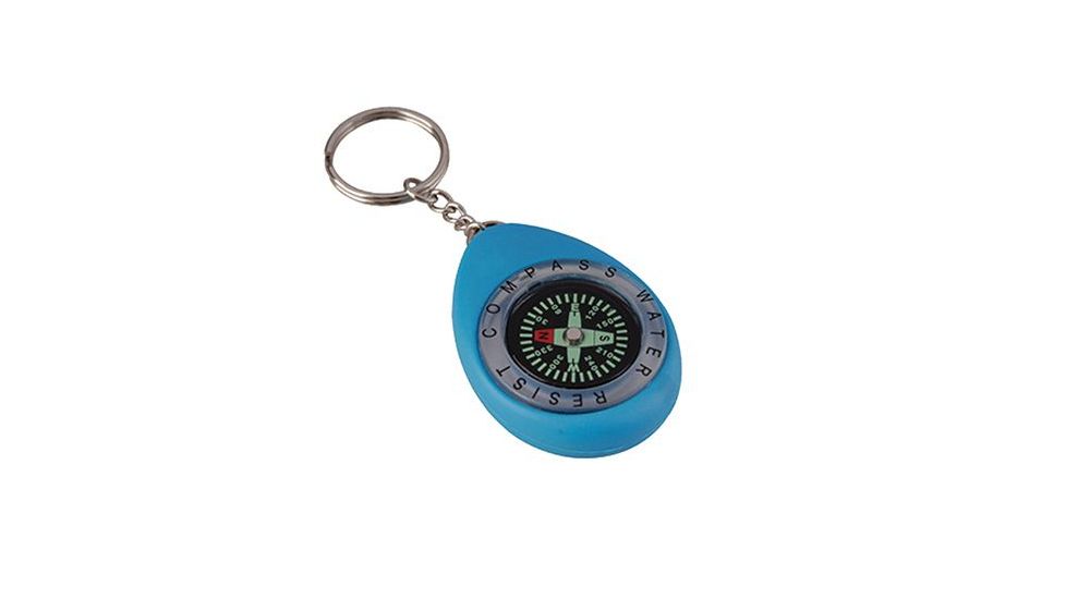 Munkees Keychain Compass, Assorted, 1 Year Limited Warranty, MUN-31532