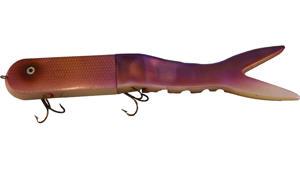 Musky Innovations Dyin Dawg 13in, 6 oz, 2 6/0 Hooks, Sucker Suspending, 5004