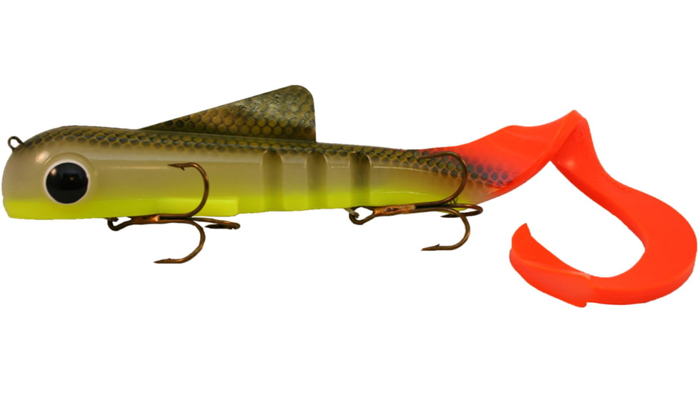 Musky Innovations Pro Magnum Bull Dawg, 12in, 4 oz, 2 6/0 Hooks Pickle Back, 3008