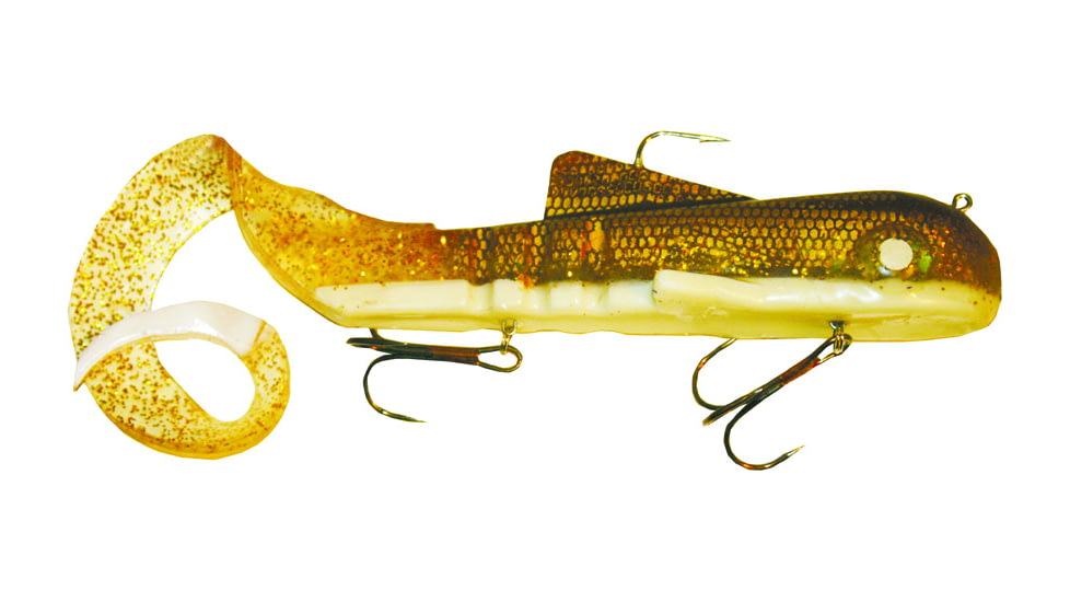 Musky Innovations Pro Magnum Bull Dawg, 12in, 4 oz, 2 6/0 Hooks Walleye, 3000