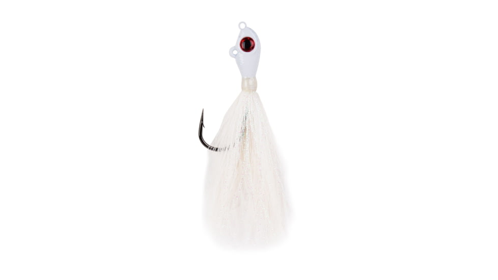 Mustad Big Eye Bucktail 2oz White, BEB-2-WH