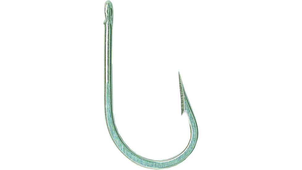 Mustad Big Game Tarpon and Tuna Hook, Forged, Knife Edge Point, Ringed Eye, Duratin, Size 7/0, 10 per Pack, 7692-DT-7/0-10
