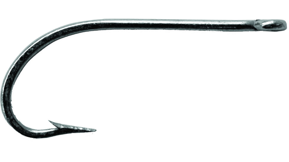 Mustad Classic O'Shaughnessy Hook, Forged, Ringed Eye, Duratin, Size 2/0, 50 per Pack, 3407-DT-2/0-22