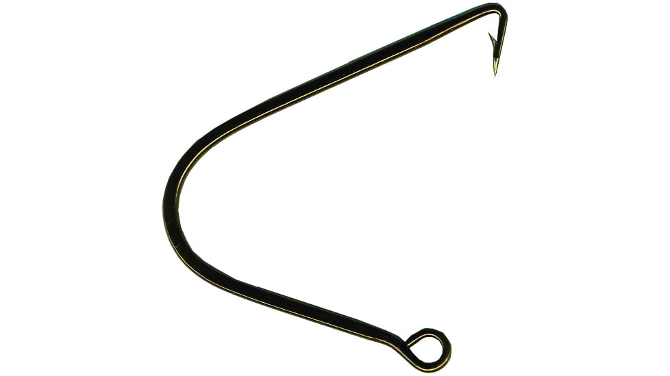 Mustad Classic Pike Angling Hook, Forged Ringed Eye, Bronze, Size 3, 3 per Pack, 7724-BR-3-3