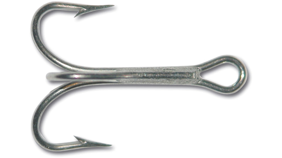 Mustad Classic Treble Hook, Standard Shank, Ringed Eye, , Duratin, Size 7/0, 25 per Pack, 3551-DT-7/0-25