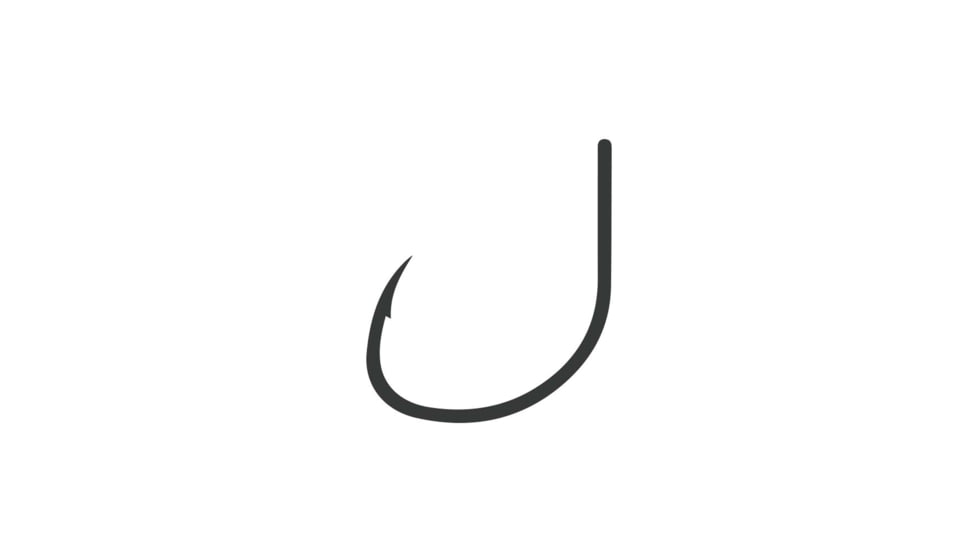 Mustad Curved Wide Gap Dry Fly Hook, 1X Strong, 2X Short, Forged, Straight- TitanX 4, CW58SAP-TX-4-25H