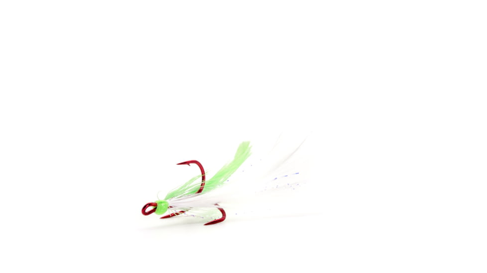 Mustad Dressed Treble Hook, Size 2, 102RWCH-2-2U