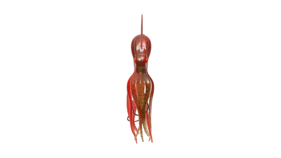 Mustad Ink Vader Octopus Jig, Mini, Red Devi Body, 2 per Pack, MIKVRB-MINI-ARD-2