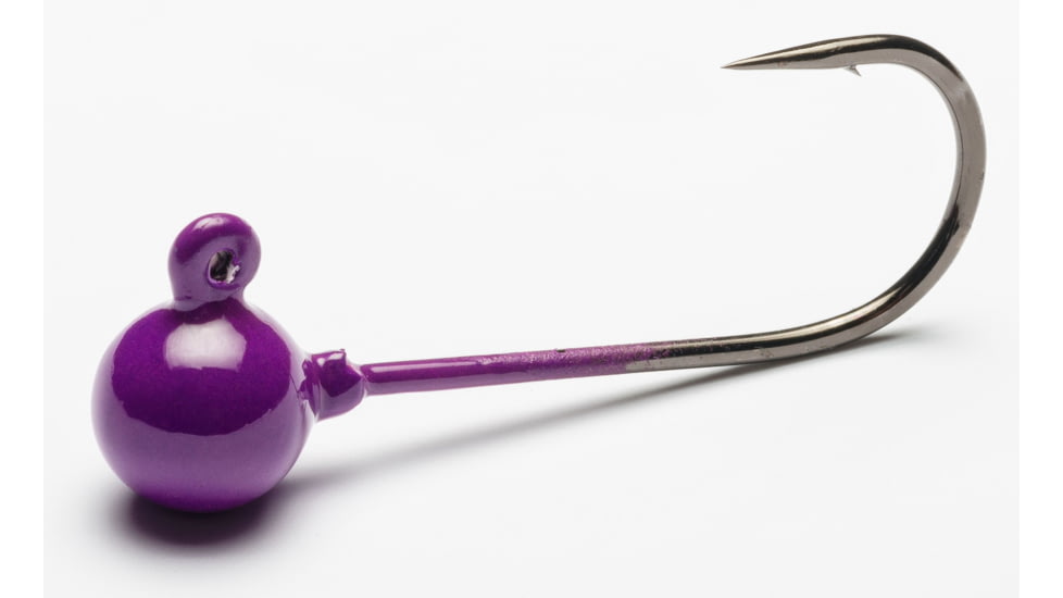 Mustad Jig Head, Purple, 1/4oz, PSH833-1/4-PP-4