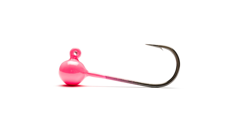 Mustad Mustad Jig Head UV Hot Pink 1/32oz, PSH833-1/32-PK-4