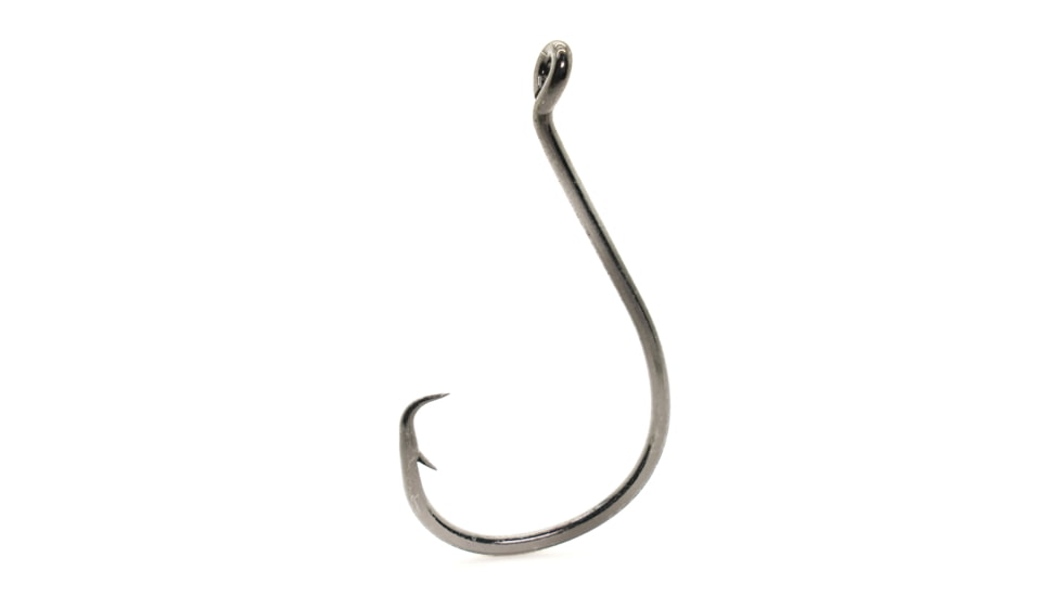 Mustad Octopus Inline Circle, Up Eye, Black Nickel, Size 6/0, 39928NP-BN-6/0-6U