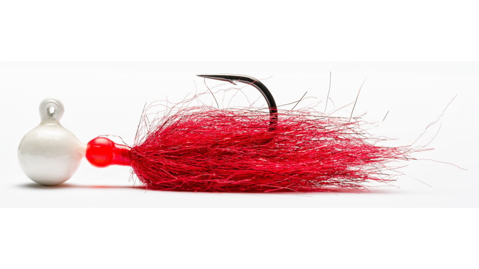 Mustad Sink It Series Jig, Pearl-Anadro Red, 1/8oz, SBJ-1/8-PR-1