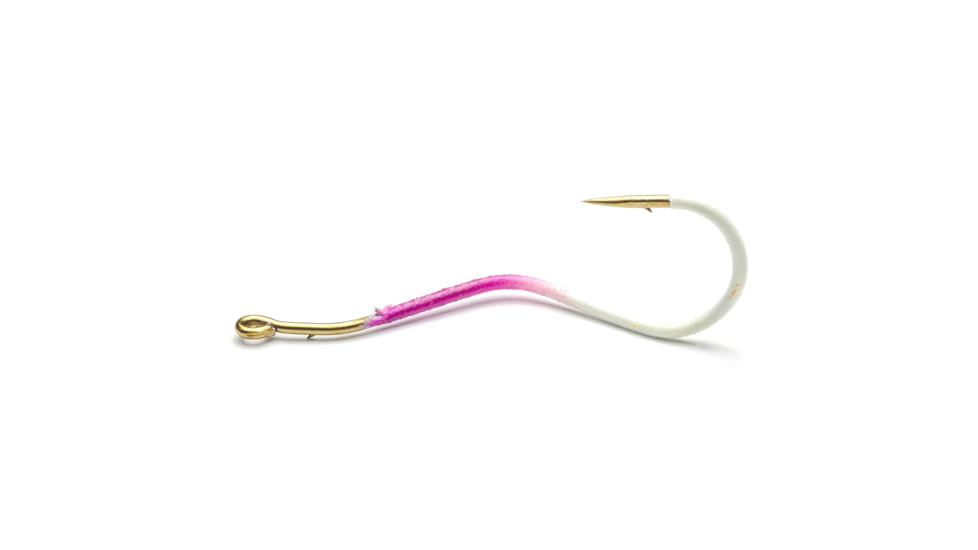 Mustad Slow Death Aberdeen Hook, Special Bent Shank, Purple Glow, Size 2, 8 per Pack, 33862NP-PG-2-8U