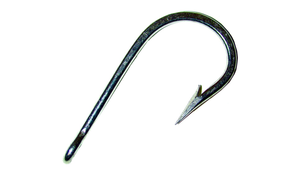Mustad Southern and Tuna Hook, Forged, Knife Edge Point, Ringed Eye, Duratin, Size 6/0, 10 per Pack, 7691-DT-6/0-10