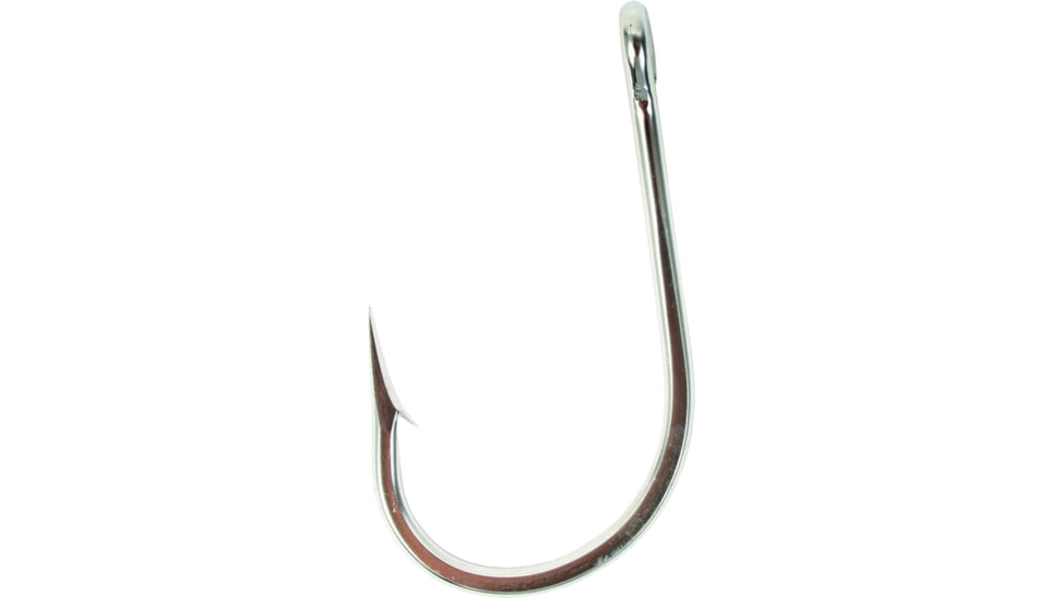 Mustad Southern and Tuna Hook, Forged, Knife Edge Point, Ringed Eye, Stainless Steel, Size 7/0, 2 per Pack, 7732-SS-7/0-2