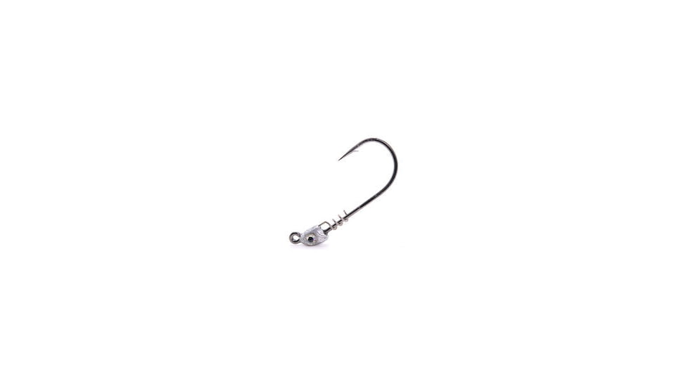 Mustad Spring Lock Jig Head, Plain, 3/0 Hook, 1/8oz, SPR886-18-PL-4