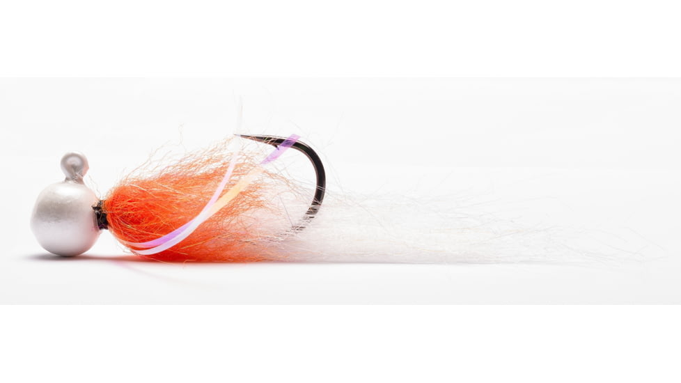 Mustad Tailout Twitcher Pearl-Anadro Flo Orange-Snow White 3/4oz, STJ-3/4-PGOW-1