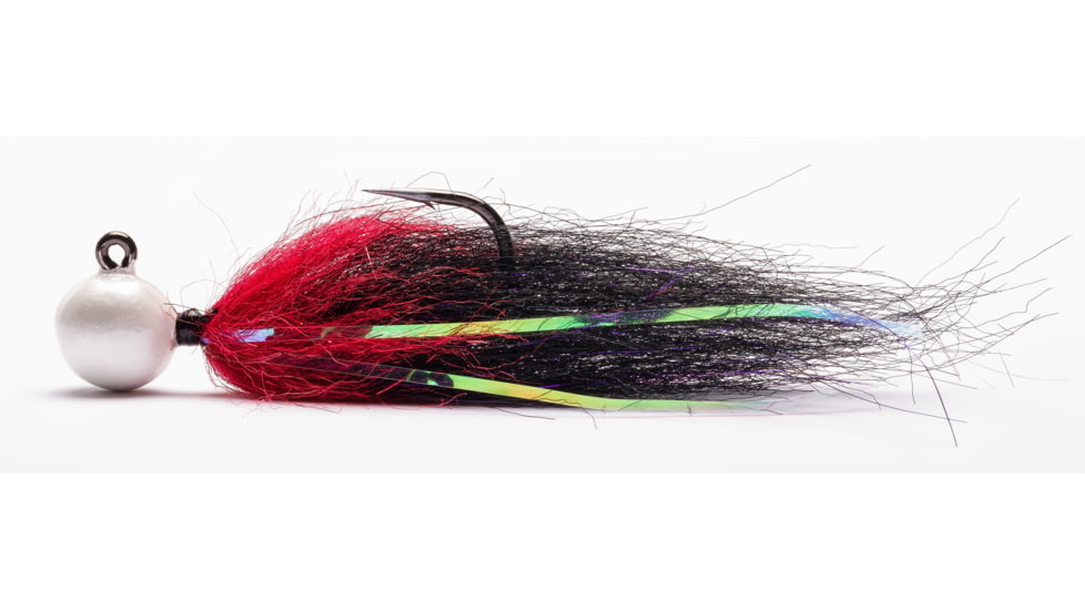 Mustad Tailout Twitcher Pearl-Anadro Red-Mystic Black 1/2oz, STJ-1/2-PGRB-1