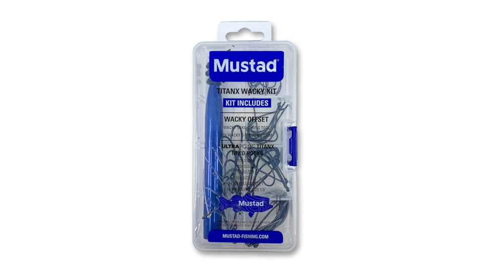 Mustad TitanX Wacky Kit ASST 56pc, WN-WKIT-1