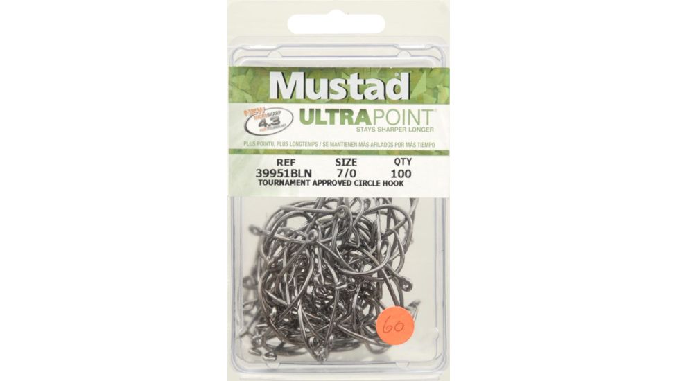Mustad U.P. 100Pk 7/0 Circle 046361