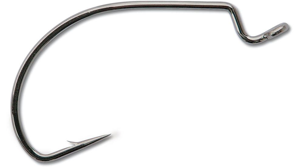 Mustad Ultrapoint Big-Mouth Tube Bait Hook, Needle Point, Extra Wide Gap, Black Nickel, Size 3/0, 5 per Pack, 38104NP-BN-3/0-5U
