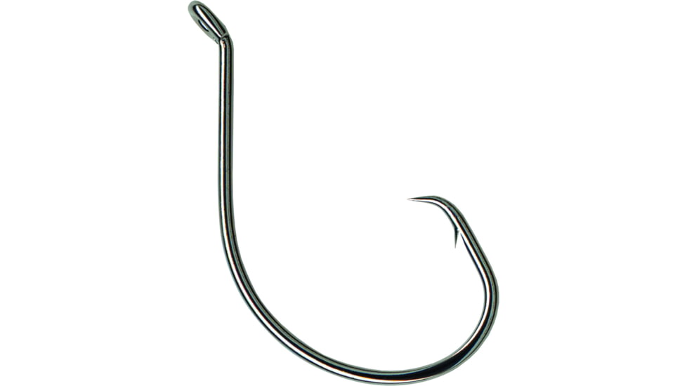 Mustad UltraPoint Demon Perfect Inline Circle Hook, Needle Point, 1X Fine, Up Eye, Black Nickel, Size 10/0, 4 per Pack, 39954NP-BN-10/0-4U