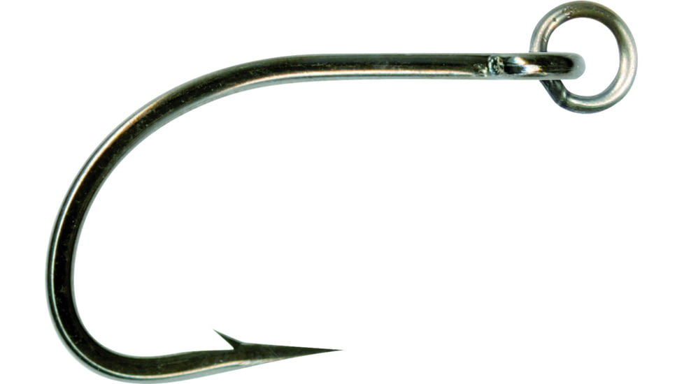 Mustad UltraPoint Live Bait Hook, Needle Point, 3X Short Shank, OShaughnessy, Ringed Eye, Black Nickel, Size 2, 6 per Pack, R9174NP-BN-2-6U