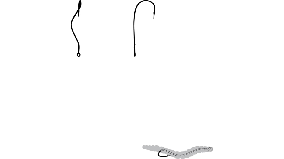 Mustad Ultrapoint Slow Death Hook, Opti Angle Needle Point, Kinked Shank, Aberdeen, Ringed Eye, 24Kt Gold, Size 4, 10 per Pack, 33862NP-GL-4-10U