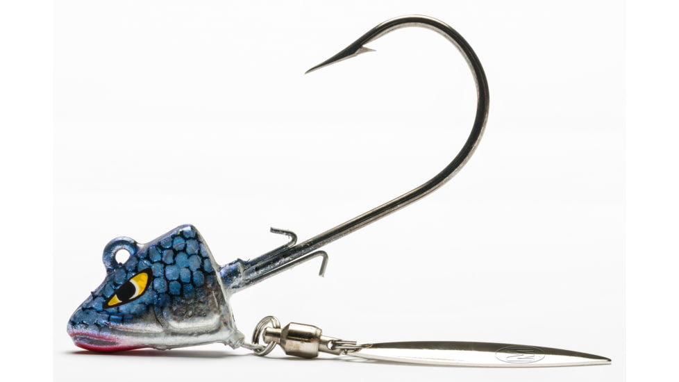 Mustad Underspin Shad, Albino Shad, 1oz, USJ786-1-AS-1