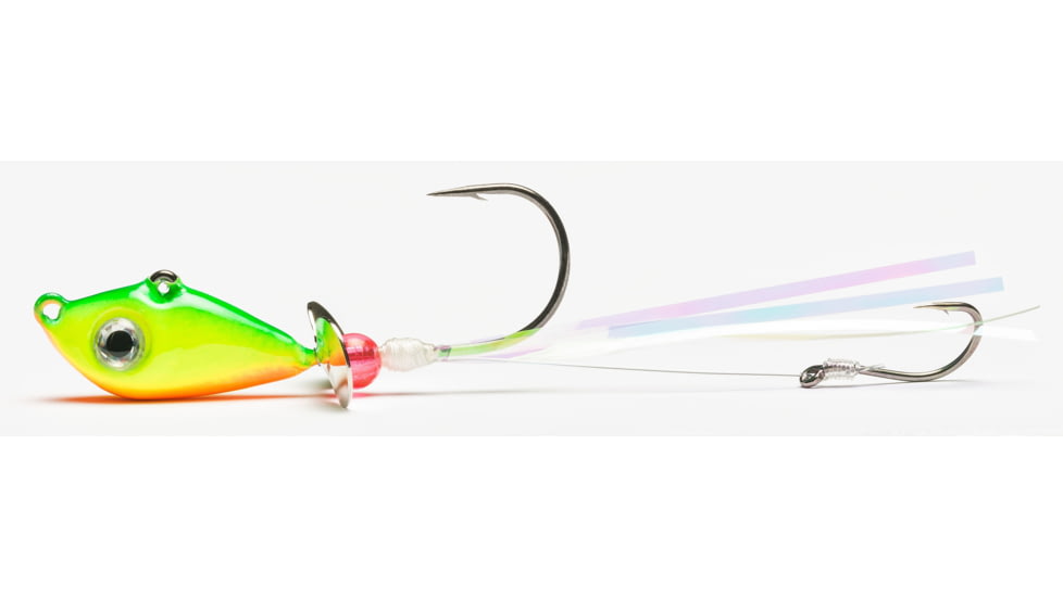Mustad Walleye Death Spinner Firetiger 3/4oz, 1 PK, WSJ-34-FT-1