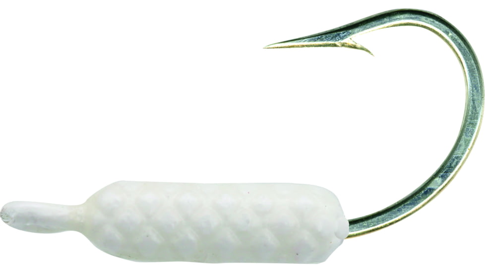 Mustad Yellowtail Jig Head, 1/32 oz, Sz 2 Hook, Pearl 10/Pack, YT766-1/32-PEA-10