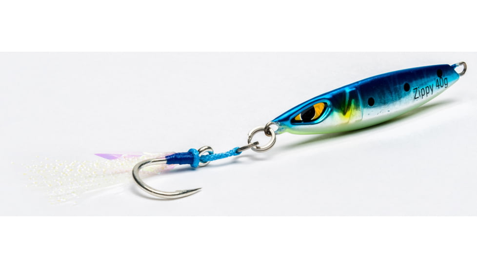 Mustad Zippy Casting Jig, Blue Sardine, 80g- 3oz, MJIG01-BSD-80-1