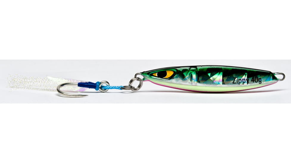 Mustad Zippy Casting Jig, Green Mackerel, 60g- 2oz, MJIG01-GMK-60-1