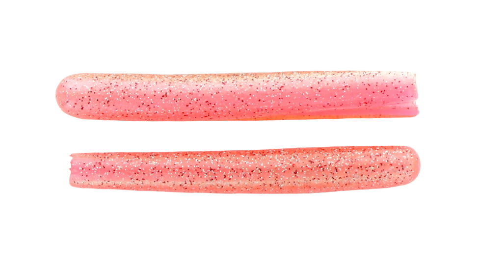 Mutiny Baits 4 1/2in Deep Blue Series Tube, 25pk. Bubblicious, back-bubblegum/belly-clear w/red, gold flk., 340-MB442-25